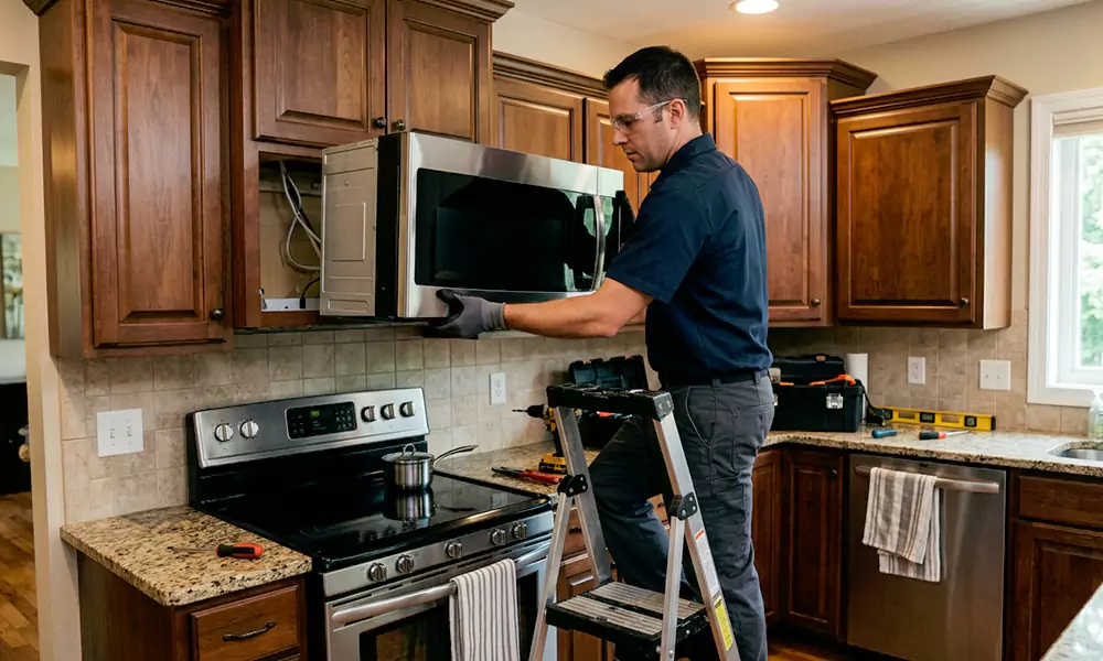 Microwave Installation in Carteret, NJ