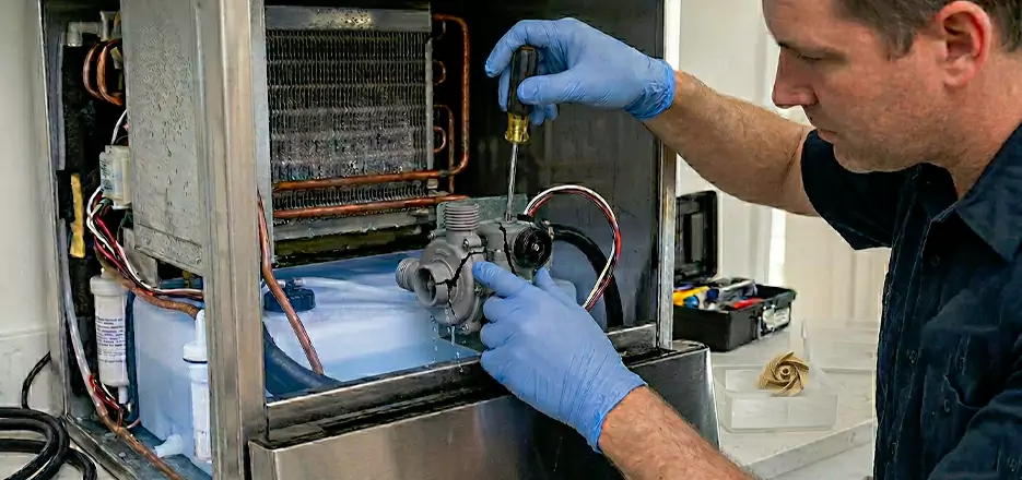 Commercial Ice Maker Water Pump Repair in Carteret