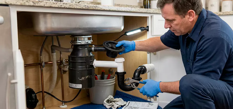 Garbage Disposal Splash Guard and Trap Installation in Carteret